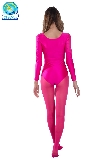 BODY DANZA IN LYCRA MANICA LUNGA FUCSIA DONNA